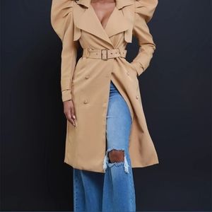 Trench Coat and Leggings